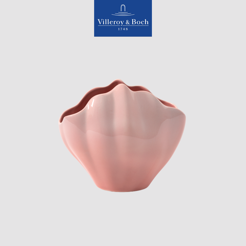 VB Perlemor Bình hoa vỏ sò màu hồng 23cm thương hiệu Villeroy & Boch nhập khẩu từ Đức  1951769200