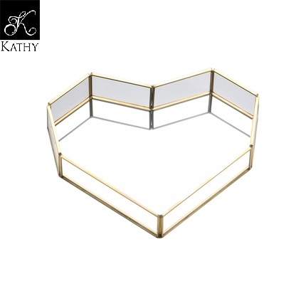 MIRROR TRAY Khay gương trái tim 6100