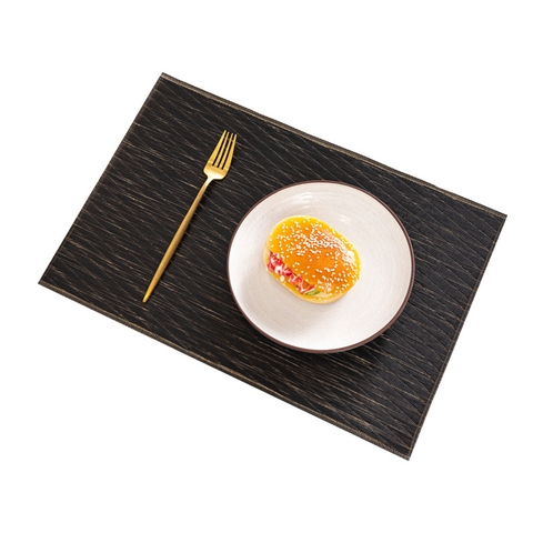 ZIGZAG Khăn lót bàn ăn họa tiết zigzac nhựa PVC cao cấp 7243