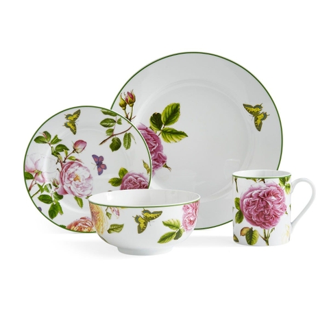 PM Portmeirion Home Bộ bát 16 món Roses thương hiệu Portmeirion ROS4444-XBM