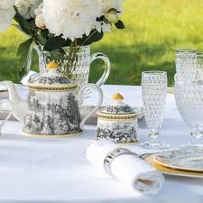 VB Audun Ferme Hũ đựng đường 260ml bức tranh làng quê Châu Âu thương hiệu Villeroy& Boch nhập khẩu từ Đức  1010670960