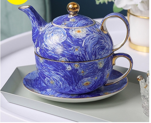 STARRY NIGHT Bộ trà 1 người xanh dương 2706XD