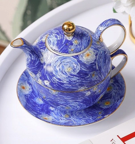 STARRY NIGHT Bộ trà 1 người xanh dương 2706XD