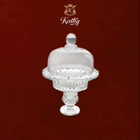 [SET QUÀ TẾT] Khay Mứt Tết với hũ mứt gốm sứ, thủy tinh sang trọng - Hàng Chính Hãng thiết kế Anh Quốc