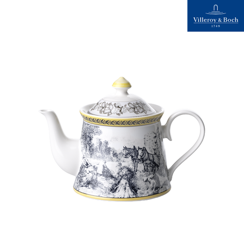 VB Audun Ferme Ấm trà 1100ml bức tranh làng quê Châu Âu thương hiệu Villeroy & Boch nhập khẩu từ Đức  1010670460