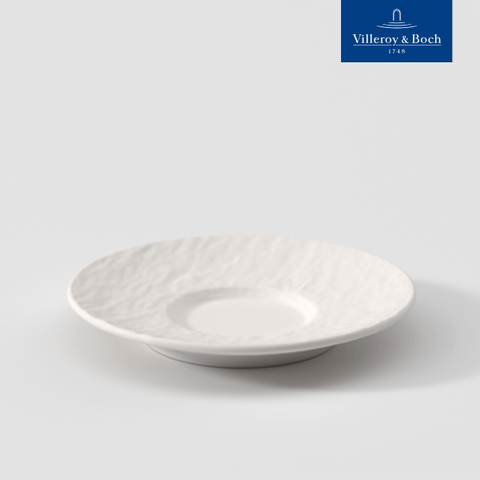 VB Manufacture Rock blanc Đĩa lót chén màu trắng 12cm đến từ thương hiệu Villeroy & Boch sản xuất tại Đức 1042401430
