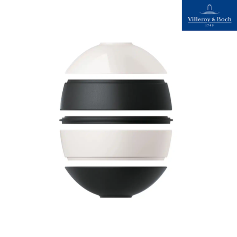 VB La petite Boule Bộ bàn ăn 5 món màu đen trắng đến từ thương hiệu Villeroy & Boch sản xuất tại Đức 1016669052
