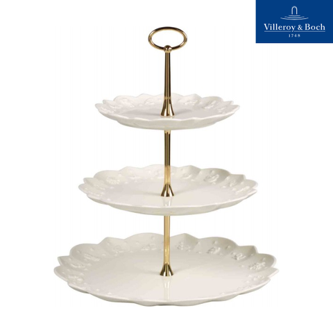 VB Delight Đĩa 3 tầng 29.5cm thương hiệu Villeroy & Boch nhập khẩu từ Đức 1486587880