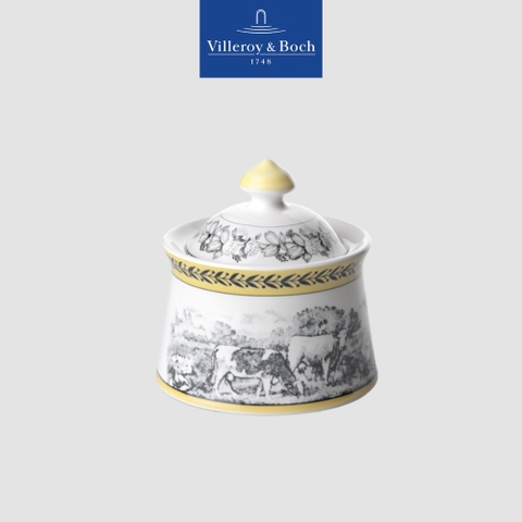 VB Audun Ferme Hũ đựng đường 260ml bức tranh làng quê Châu Âu thương hiệu Villeroy& Boch nhập khẩu từ Đức  1010670960