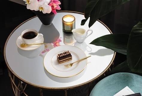 VB Anmut Gold Đĩa Oval màu trắng sứ xương mạ viền vàng Villeroy&Boch nhập khẩu từ Đức 41.3cm 1046532940