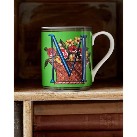 PM SPODE Kit Kemp Alphabet Cốc chữ M 340ml thương hiệu Portmeirion Vương Quốc Anh KKAM8975-XG