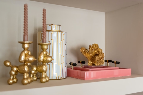 RICHMOND Khay Vajen màu hồng TR-0020