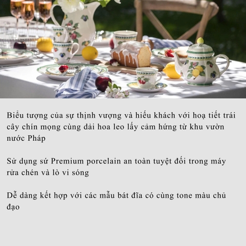 VB French Garden Chén trà 200ml 1022811270