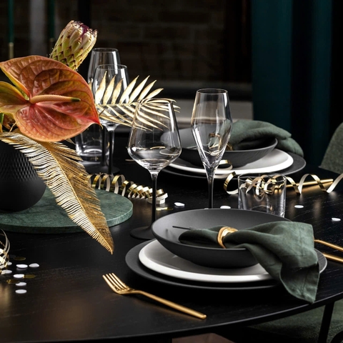 [SET QUÀ TẾT GIÁ SIÊU HỜI] Set 4 ly Champagne Villeroy & Boch Manufacture 260ml Bền Đẹp - Chính Hãng Nhập Khẩu tại Đức