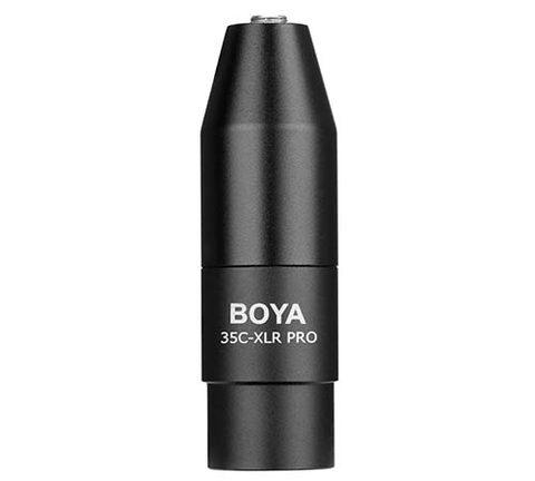 Boya 35C-XLR PRO <Mini-Jack to XLR Adapter with Power Convert>