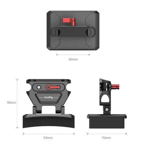 SmallRig Lightweight Chest Pad with Rod Clamp MD3183