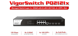 DrayTek VigorSwitch PQ2121x - Hàng chính hãng