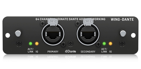 WING-DANTE Expansion Cards and Interfaces Behringer