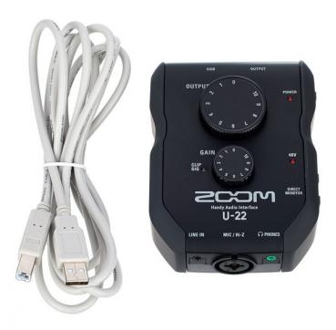 ZOOM USB Audio Interface For PC/Mac/iPad U22