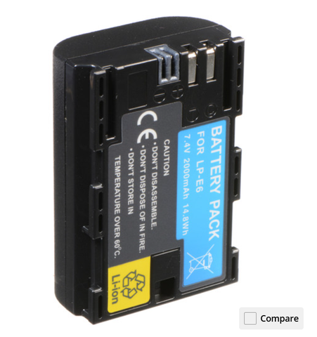 Pin Blackmagic Battery - LPE6