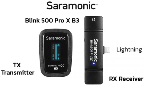 Micro thu âm Saramonic Blink 500 ProX B3