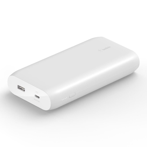 Pin sạc dự phòng Polyme Pocket Power Belkin 20.000 mAh, sạc nhanh USB-C PD 30W