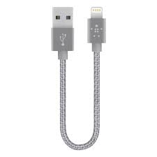 Cáp Sạc Lightning Belkin F8J144bt06IN GRY