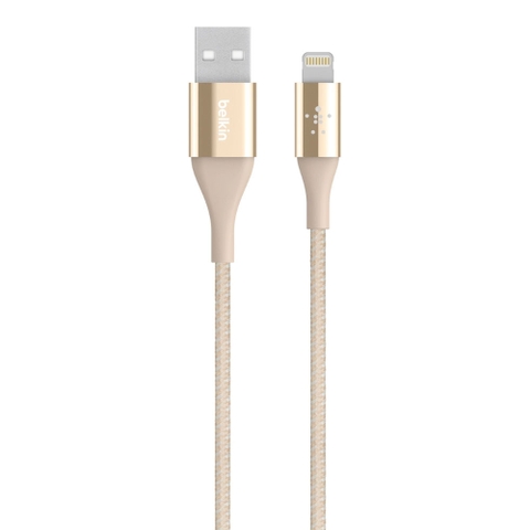 Cáp Sạc Lightning Belkin MIXIT DuraTek F8J207bt04-GLD