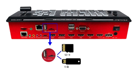 Bàn trộn video Devicewell HDS7305