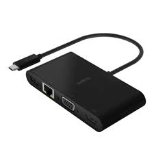 Hub USB-C Multimedia 5in1 Belkin, sạc PD 100W - AVC004btBK