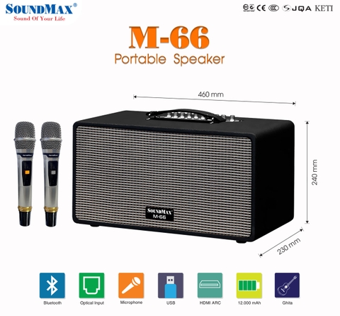 Loa Karaoke SoundMax M-66