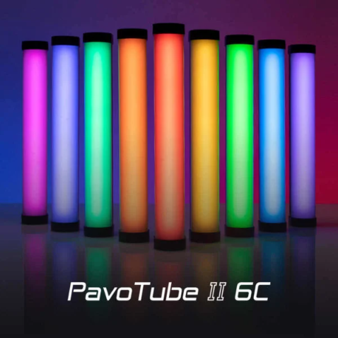 Nanlite PavoTube II 6C – Đèn Led Ống Đổi Màu RGB Tích Hợp Pin Sạc Ở Thân Nhỏ Nhất 2020