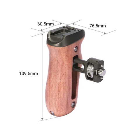 SmallRig Wood Side Handle with ARRI-Style Mount HSS2642 (NRUJ2)