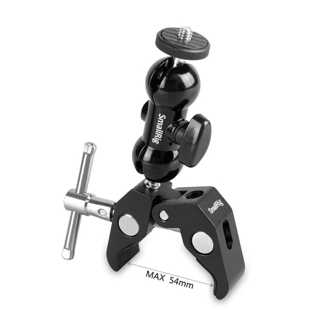 SmallRig 1138 Multi-function Super Clamp with Double Ball Heads & 1/4″ Screw (NRUM1)