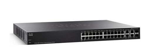 Thiết bị mạng Cisco SF350-24P-K9