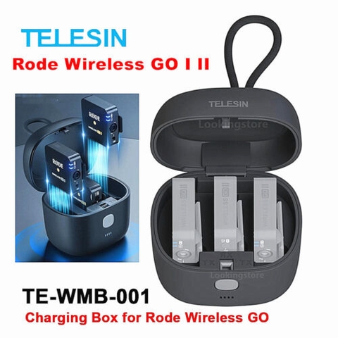 MICRO THU ÂM RODE WIRELESS GO II + Telesin TE- WMB-001