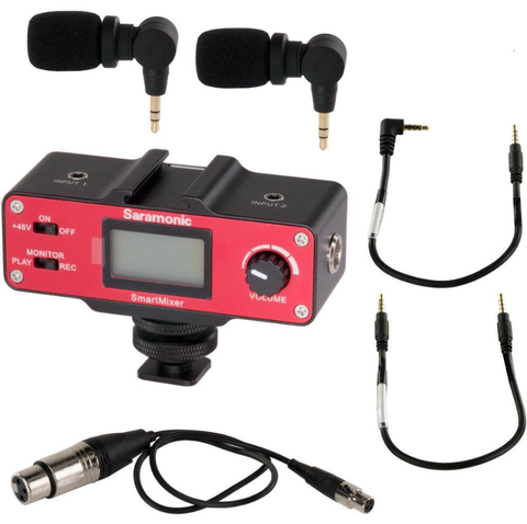 Micro Thu Xử Lý Âm Thanh Dành Cho Điện Thoại Saramonic Smart Mixer - Tương Thích Với Điện Thoại