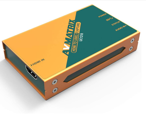 AVMATRIX UC1218 HDMI to USB 3.1 Type-C Uncompressed Video Capture Card