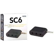 Rode SC6 ( 1 cổng TRRS ra 2 cổng TTRS và 1 lỗ cắm tai nghe.)