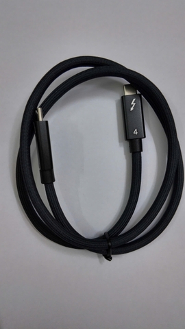 Cáp Thunderbolt 4 dài 0.8M hỗ trợ hình ảnh 8K