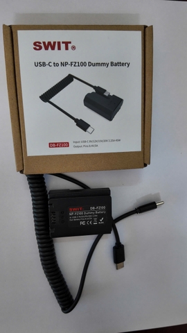 Pin giả SWIT DB-FZ100 USB-C dòng Sony NP-FZ100
