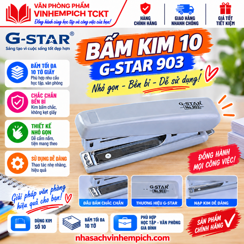 Bấm Kim 10 G-Star 903