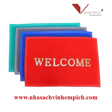 Thảm nhựa Welcome 40 x 60 cm