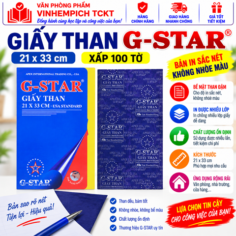 GIẤY THAN GSTAR LOẠI TỐT
