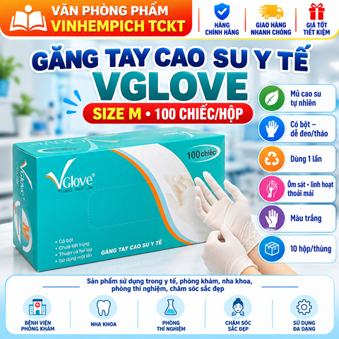 Găng Tay Có Bột LATEX