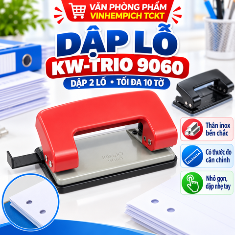 Dập lỗ KW TRIO 9060 (10 tờ)