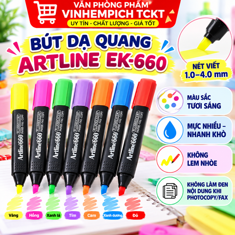 Bút Dạ Quang Artline EK 660 - artline660