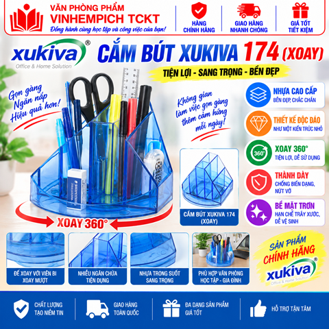 HỘP CẮM BÚT XUKIVA 174 (CỐ ĐỊNH)