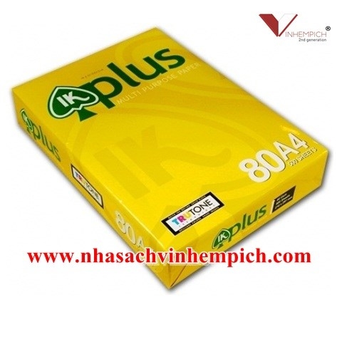 Giấy A4 IK Plus 80gsm