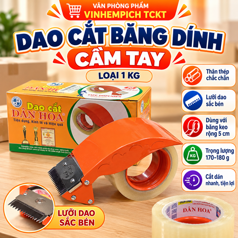Dao cắt băng dính cầm tay loại 1kg